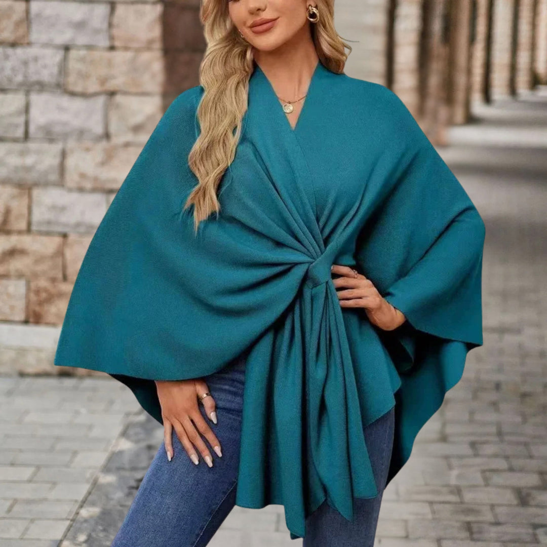 Silei | Elegant Poncho Sweater