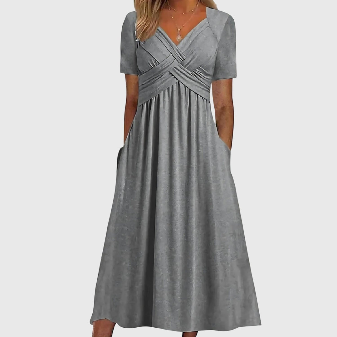 Annie | Midi Dress with Tummy Control.