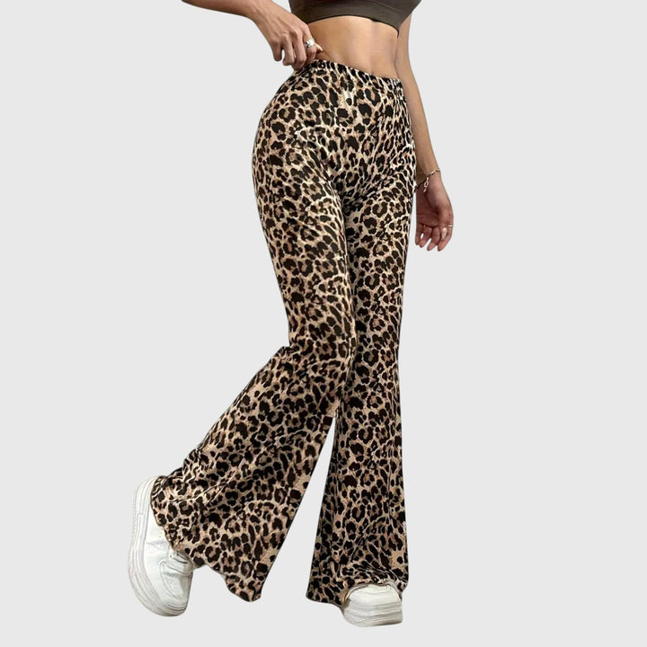 Annie | Leopard Bootcut Pants
